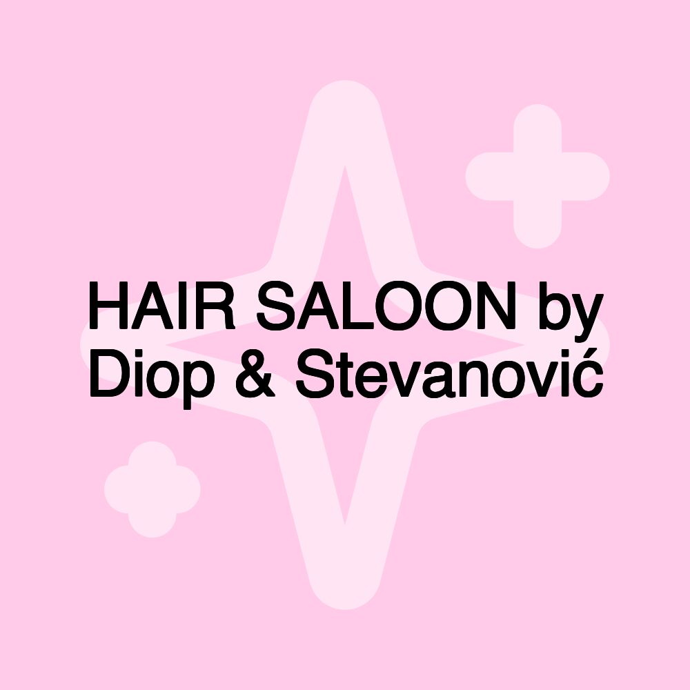 HAIR SALOON by Diop & Stevanović HAIR SALOON by Diop & Stevanović