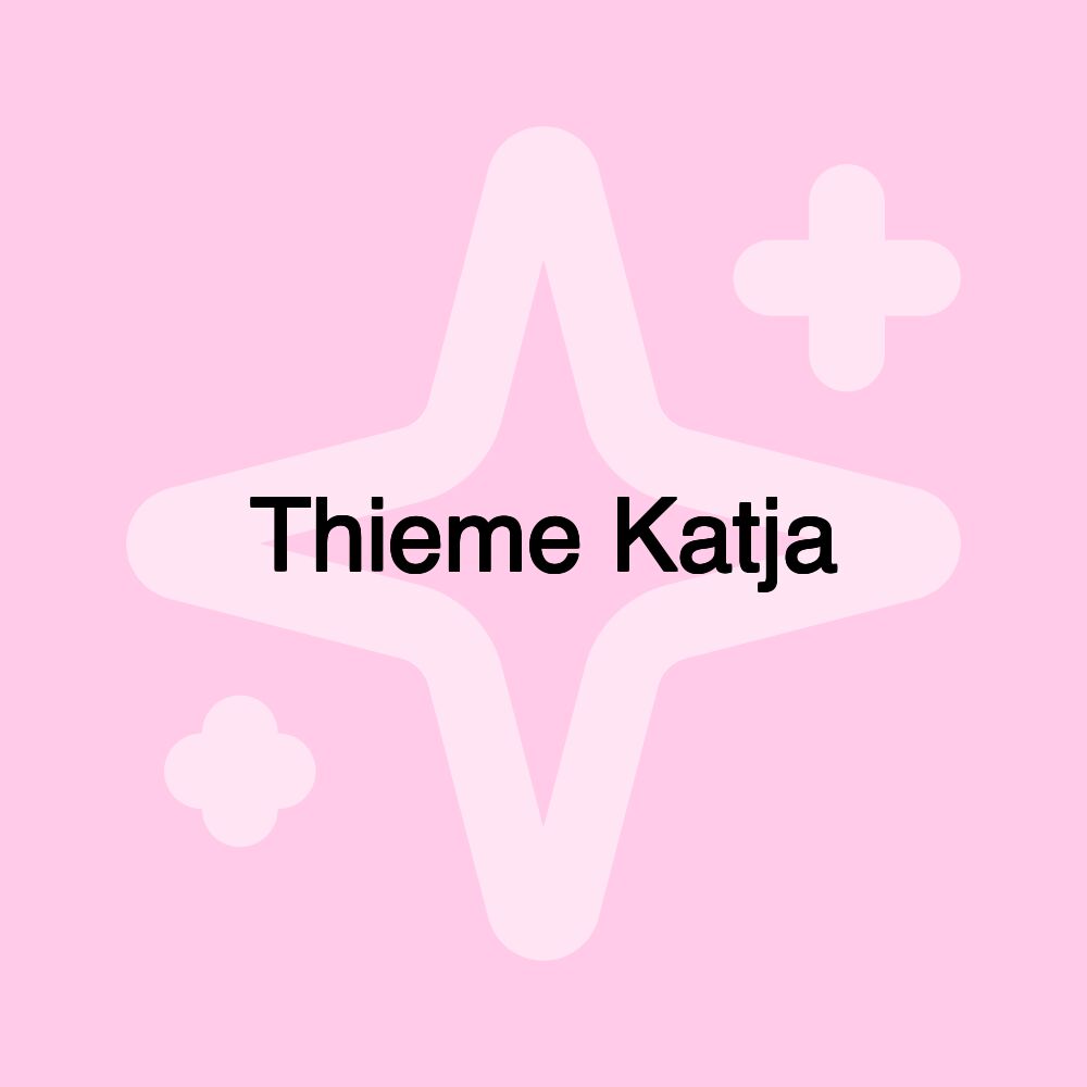 Thieme Katja Thieme Katja