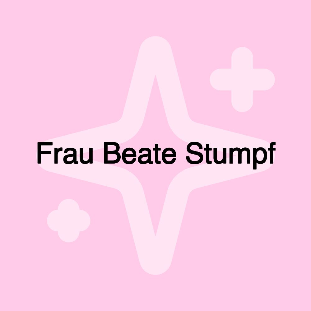 Frau Beate Stumpf
