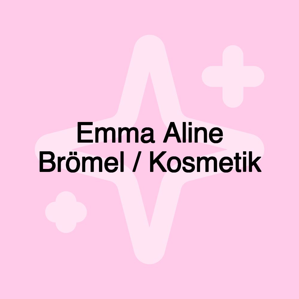 Emma Aline Brömel / Kosmetik Emma Aline Brömel / Kosmetik